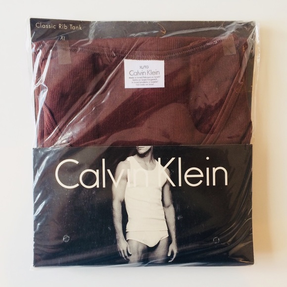 Calvin Klein Other - Calvin Klein Classic Rib Tank - Size XL - Brown